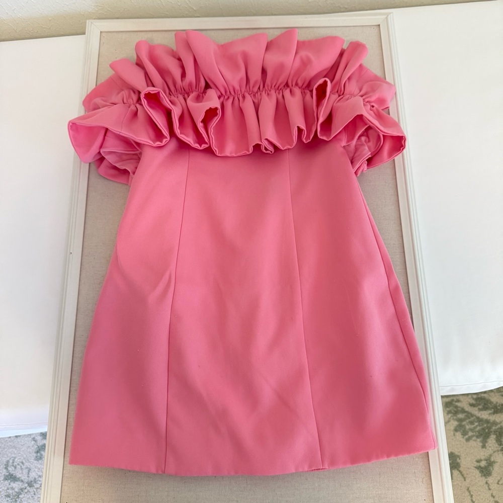 Do+Be Strapless Pink Mini Dress - image 5